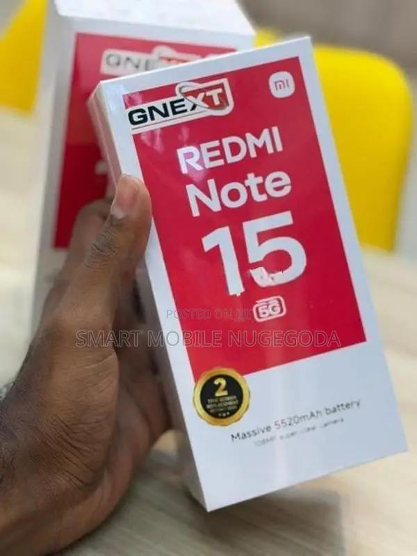 Xiaomi Redmi Note 15 5G 6GB/128GB (Brand New)