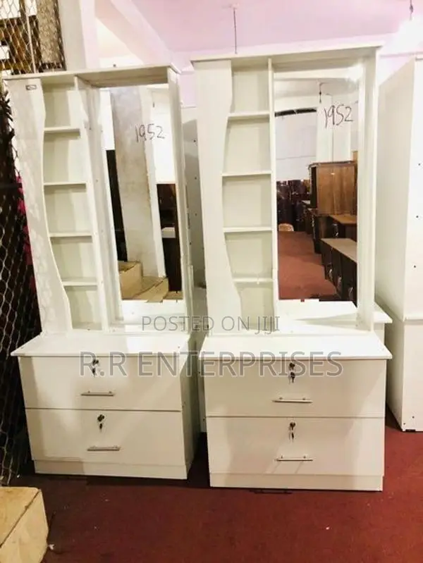 New Modern White Melamine Dressing Table