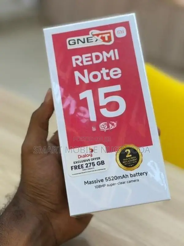 Xiaomi Redmi Note 15 6GB/128GB (Brand New)