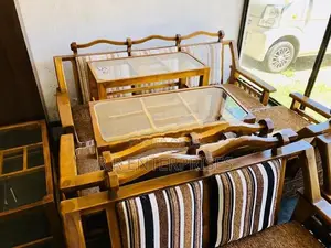 New Teak Chair Set with Stool