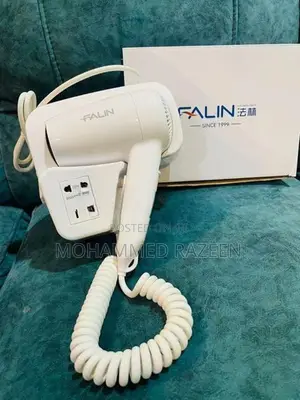 Wall Mounted Hair Dryer White