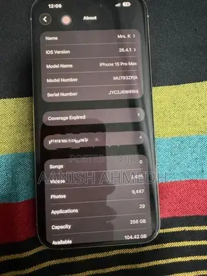 Apple iPhone 15 Pro Max (Used)
