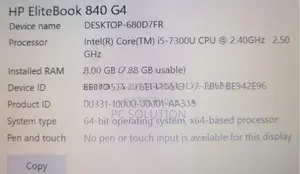 HP Elitebook Core i5 Laptop (6th & 7th Gen)