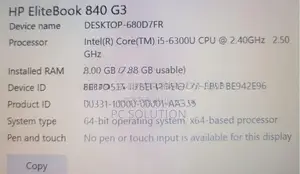 HP Elitebook Core i5 Laptop (6th & 7th Gen)