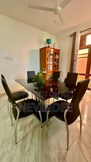 Elegant 6 Seater Dining Table with Chairs