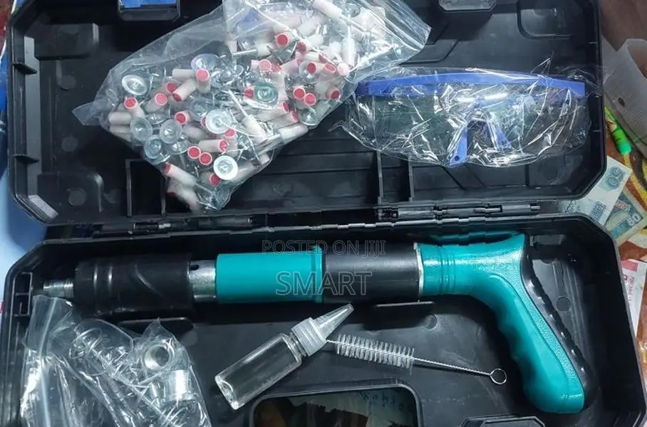 Heavy-Duty Nail Gun with Carry Box