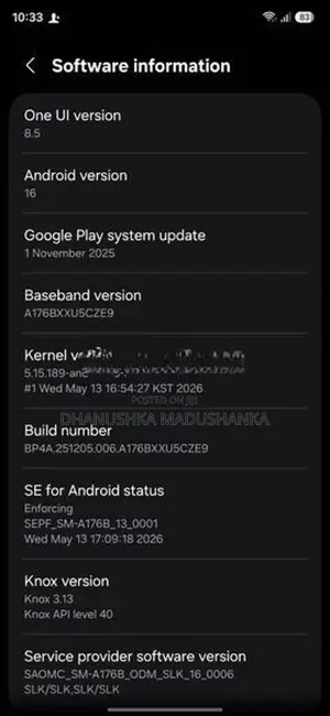 Samsung Galaxy A17 (Used)