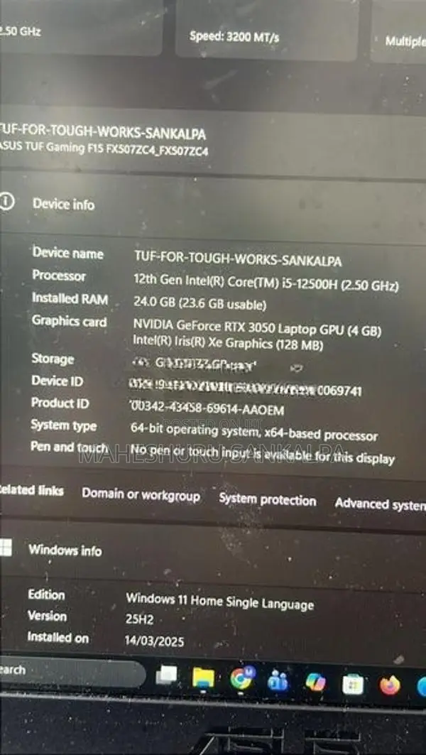 Asus | Gaming Laptop 24GB RAM