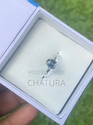 Blue Sapphire Silver Ring