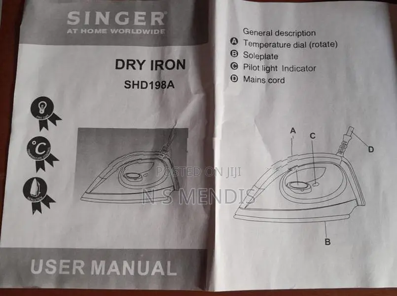 Singer Dry Iron