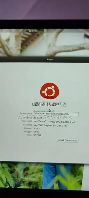 Lenovo ThinkPad X1 Carbon Core i7 (5th Gen)