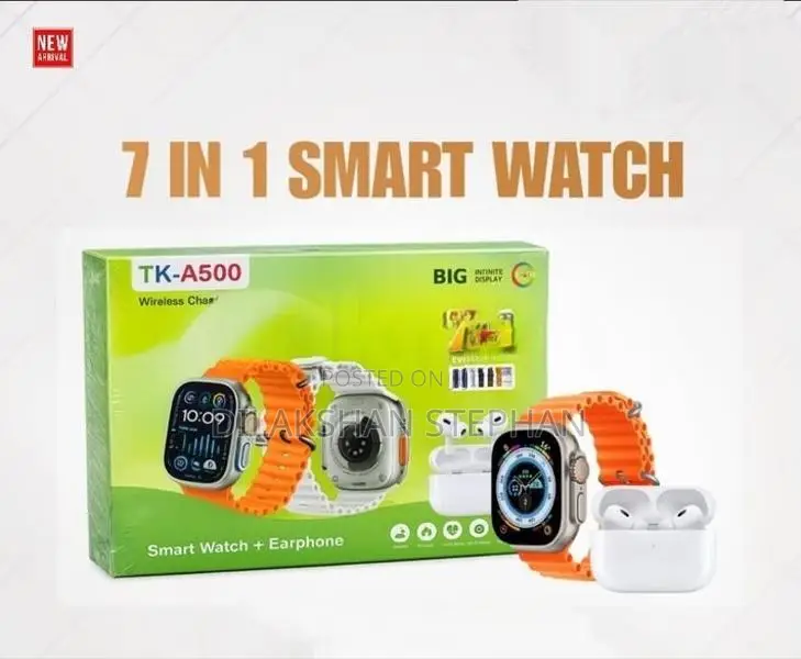 TK-A500 Smart Watch Kit with Wireless Earphone Combo
