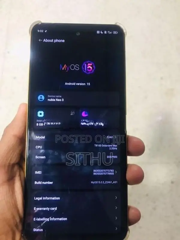 ZTE nubia Neo 3 5G (Used)