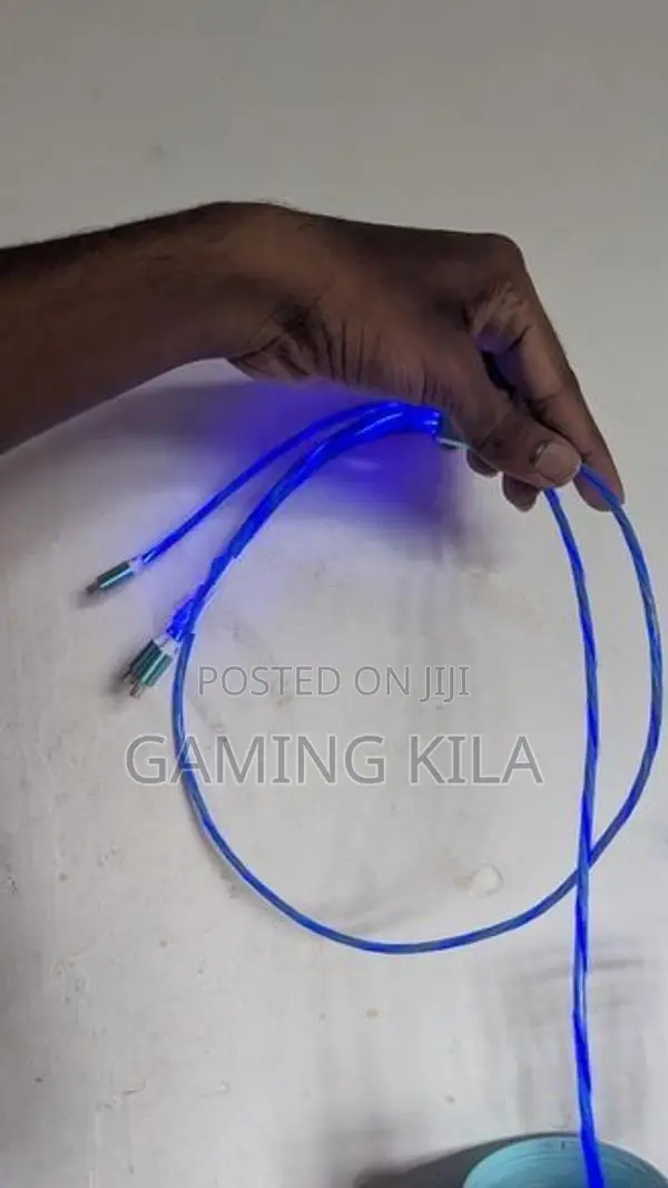 3 in 1 USB Charging Cable with LED Light Type C
