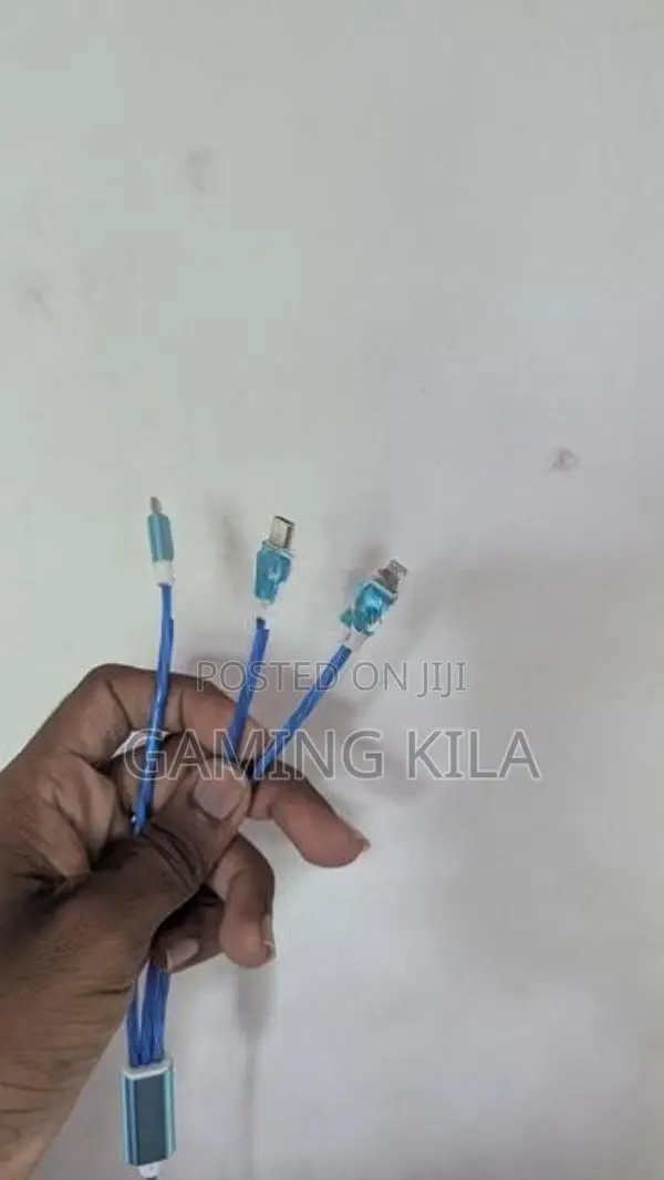 3 in 1 USB Charging Cable with LED Light Type C