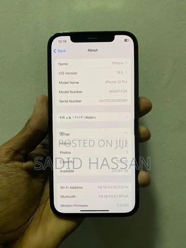 Apple iPhone 12 Pro 256GB (Used)