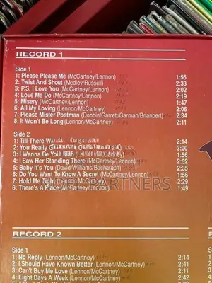 Beatles Vinyl Records Box