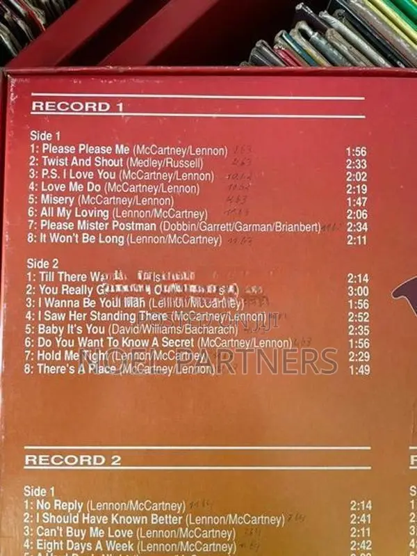 Beatles Vinyl Records Box