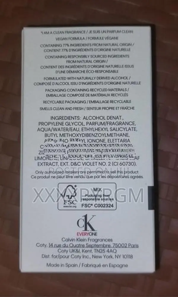 Calvin Klein CK Perfume
