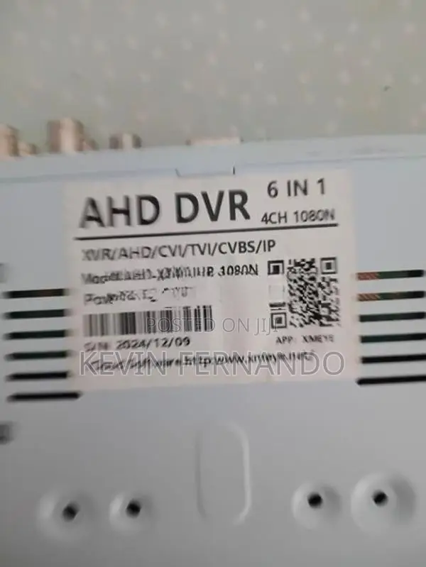 CCTV AHD DVR 4CH 1080N