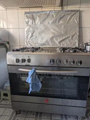 Hoover Five Burner Gas Cooker with Electric Oven
