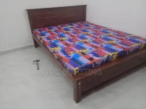 72*60 Queen Box Bed with Double Layer Mattress
