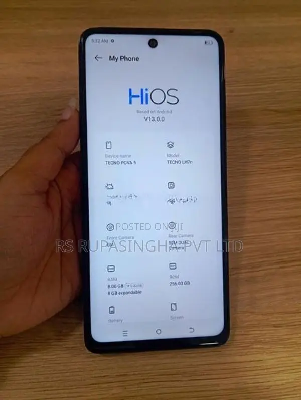 Tecno POVA 5 8+8G/256GB (Used)