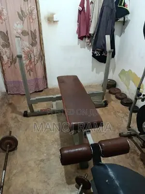 Bench with Weights Plate