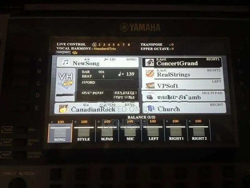 Yamaha PSR S970 Keyboard