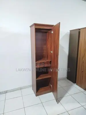Melamine 2D Cupboard With Side-rack