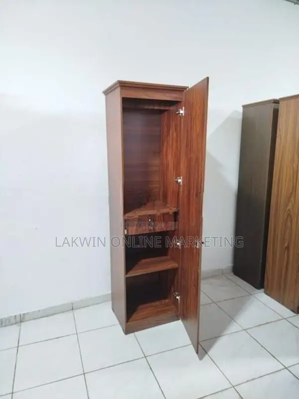 Melamine 2D Cupboard With Side-rack