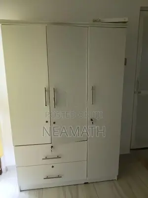 Used 3 Door White Cupboard