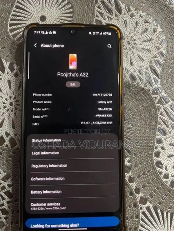 Samsung Galaxy A32 Samaung (Used)