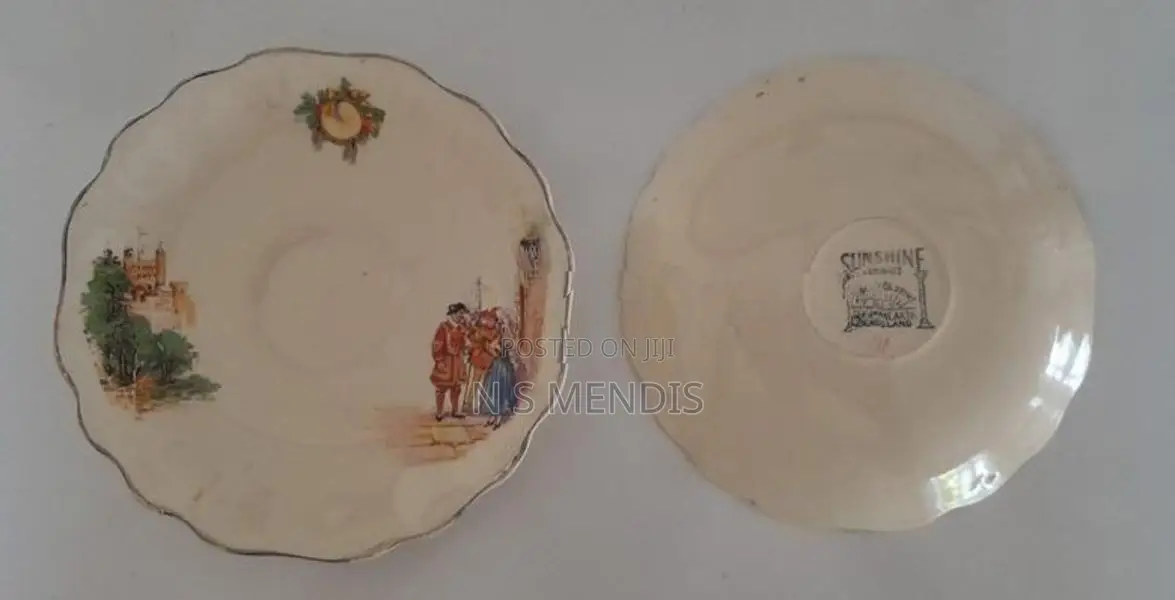 Vintage Collectible English Plates Set for Sale