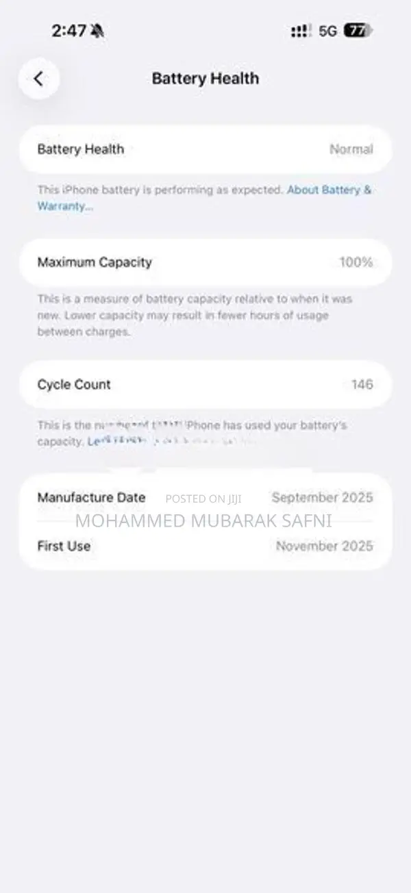 Apple iPhone 17 Pro Max 256GB (Used)