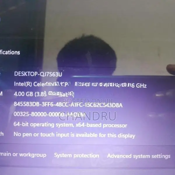 Toshiba i3 Laptop