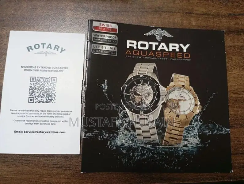 Rotary Aquaspeed Automatic Watch Swiss Made Brand New Ladies