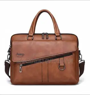 Jeep Leather Office Bag