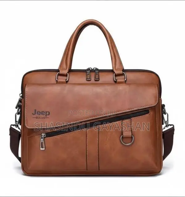 Jeep Leather Office Bag