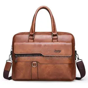 Jeep Leather Office Bag