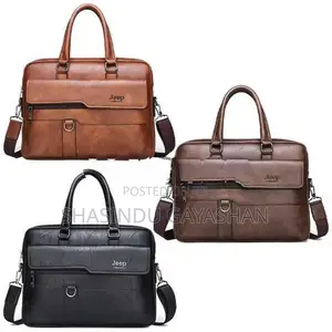 Jeep Leather Office Bag