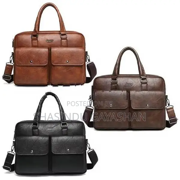 Jeep Leather Office Bag