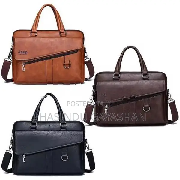 Jeep Leather Office Bag