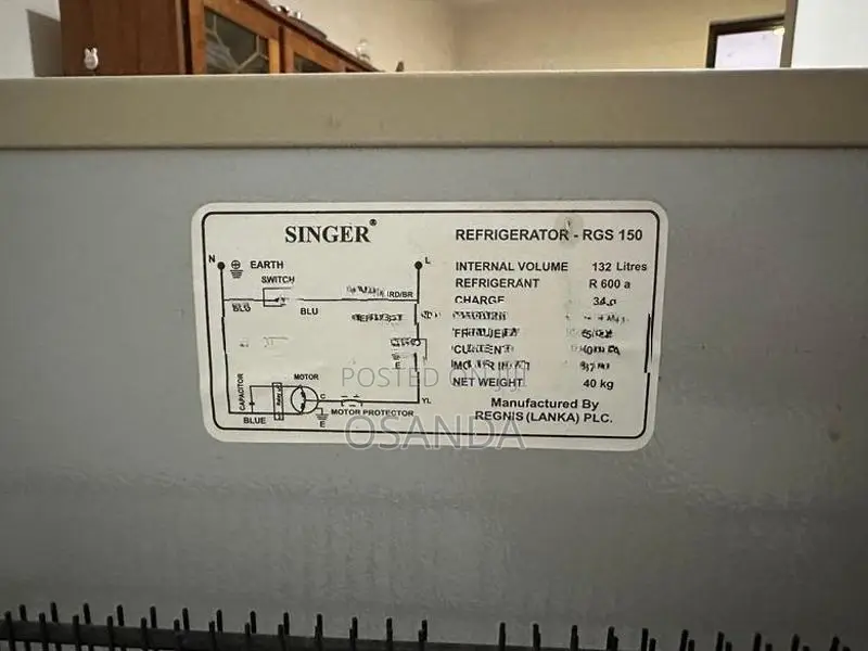 Singer 132L Refrigerator