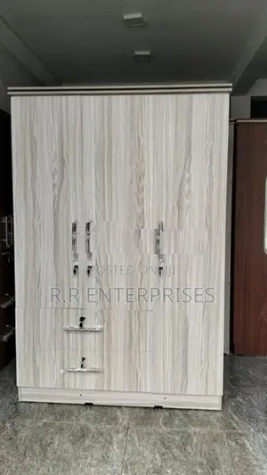 New 3D Ash White Melamine Wardrobes