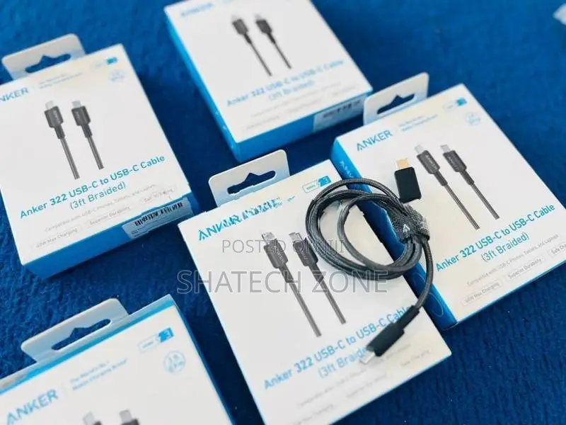 60W Fast Charging Cable Anker (New) USB-C TO Type-C