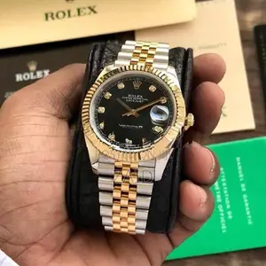 Rolex Date 41 Swiss ETA 3235 Movement Two Tone Mens Watch