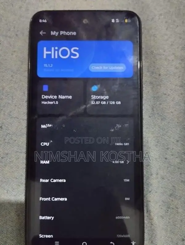 Tecno Spark 40c (Used)