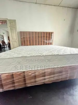 New 6*5 ft 72*60 Cushion Divan Bed with Arpico Spring Mattresses