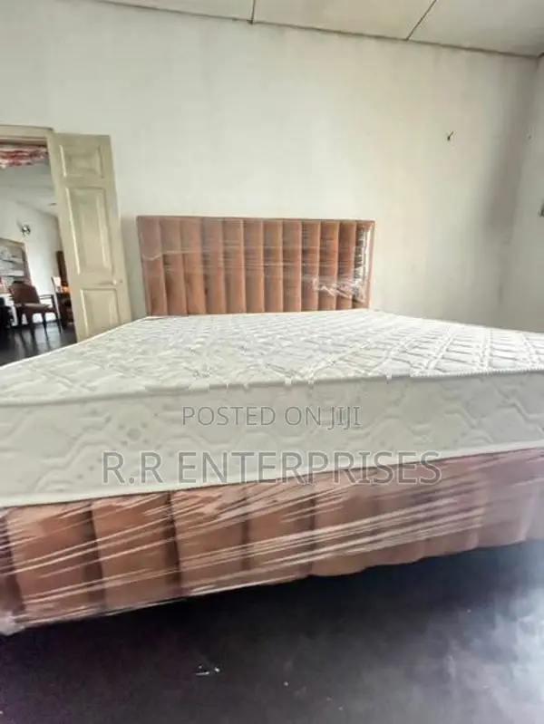 New 6*5 ft 72*60 Cushion Divan Bed with Arpico Spring Mattresses